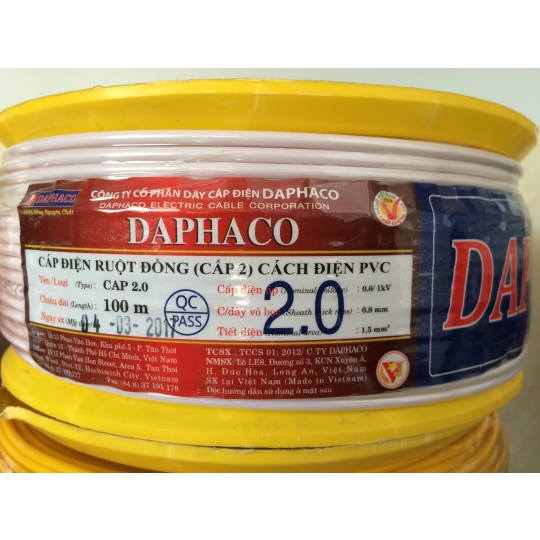 Dây điện Daphaco 2.0 