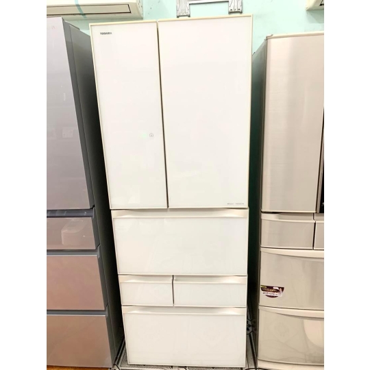 Tủ Lạnh Nội Địa Nhật Toshiba Gương inverter GR-F51FXV(ZW) ,510L