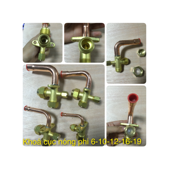 Van khóa gas cục nóng phi 6-10-12-16-19 